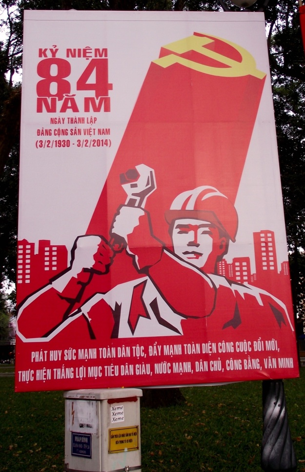 It wasn't just Tet the Vietnamese were celebrating while we were there, but also the anniversary of the Communist Party